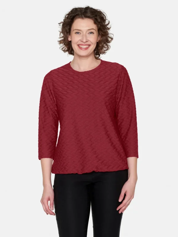 Brandtex Bluser & T-shirts<T-shirt - Vine Red