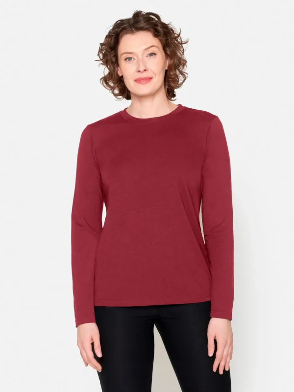 Brandtex Bluser & T-shirts<T-shirt - Vine Red