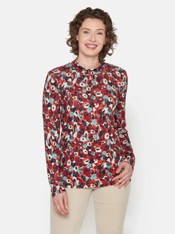 Brandtex Bluser & T-shirts<T-shirt - Vine Red