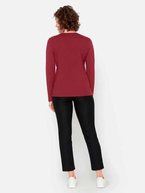 Brandtex Bluser & T-shirts<T-shirt - Vine Red