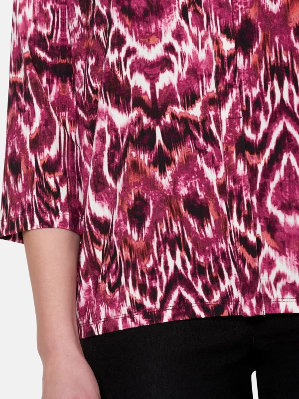 Brandtex Bluser & T-shirts<T-shirt Med 3/4 ærmer - Fuchsia Pink
