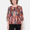 Brandtex Bluser & T-shirts<T-shirt Med 3/4 ærmer - Vine Red