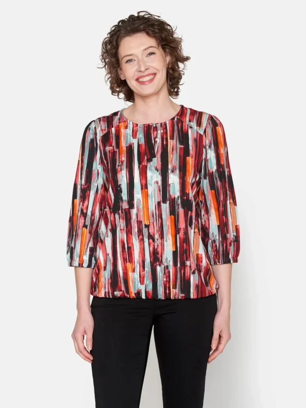 Brandtex Bluser & T-shirts<T-shirt Med 3/4 ærmer - Vine Red