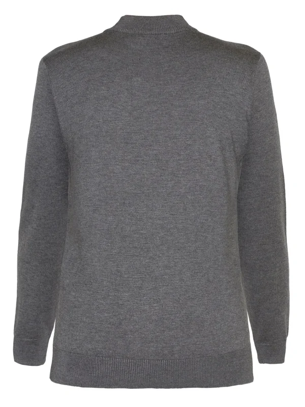 Brandtex Pullovers<Turtleneck Pullover - Rainy Day Melange