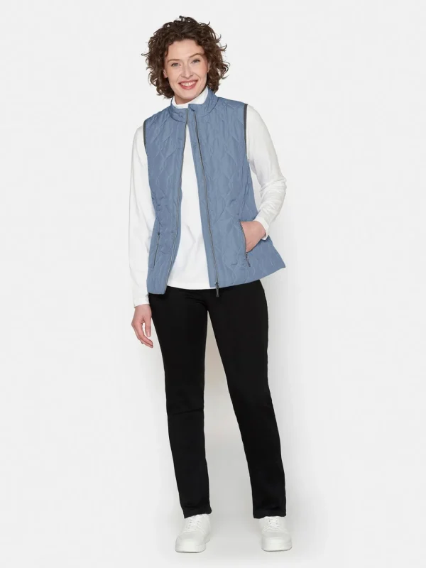 Brandtex Jakker & Veste<Vest - Infinity Blue melange